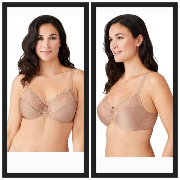 Wacoal Slim Silhouette Minimizer Bra in Praline 34G NWT - Picture 1 of 15